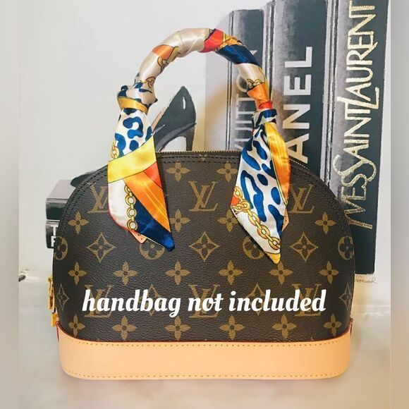 Fashion Scarf Handbags - Silk Twilly Set One pair